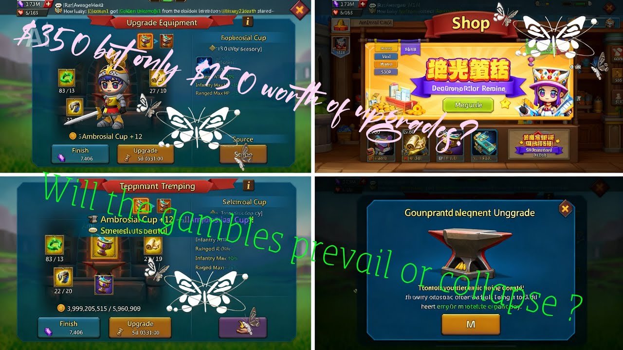 $350 in packs? Only $150 worth of upgrades? When is gambling worth it? 