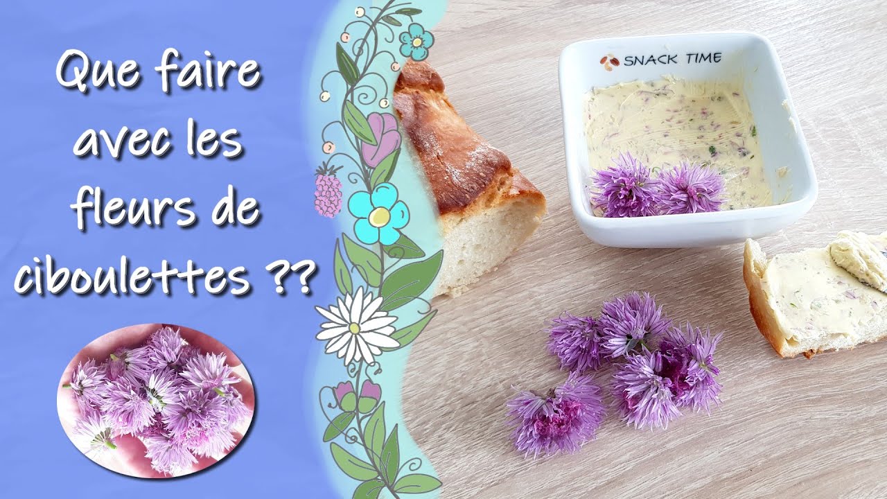 [Aujourd'hui on cuisine] Que faire avec des fleurs de ciboulette ?? 🌸