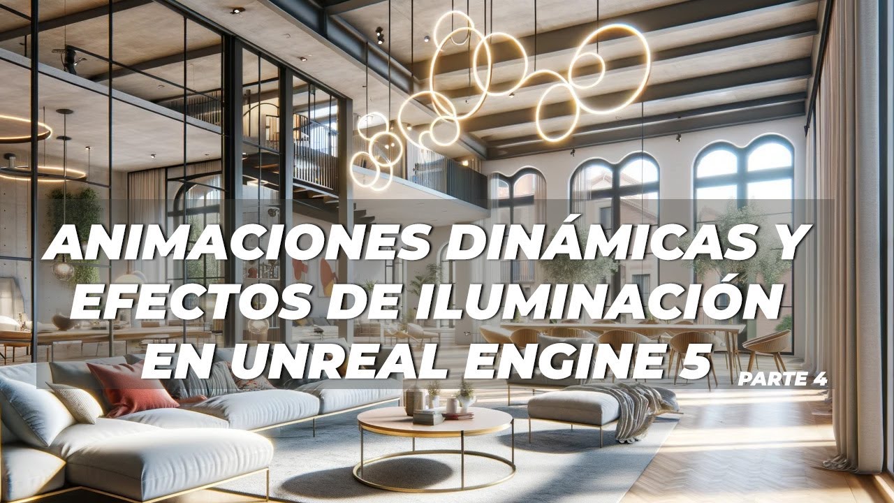 C&oacute;mo crear animaciones din&aacute;micas y efectos de iluminaci&oacute;n en Unreal Engine 5 | Parte 4 [Espa&ntilde;ol]