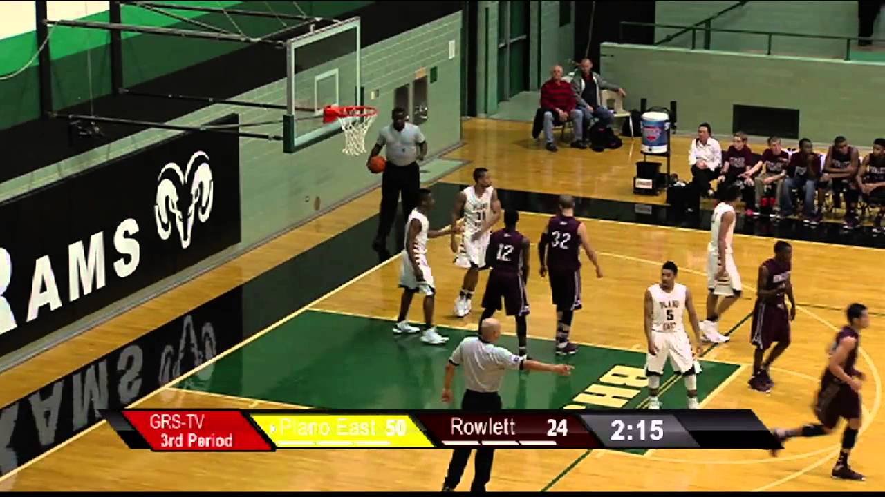 Garland ISD: Rowlett vs Plano East Varsity Boys Basketball Playoffs