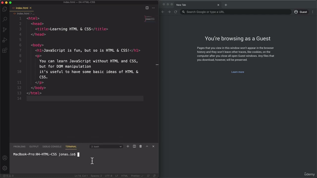 HTML Structure and Elements