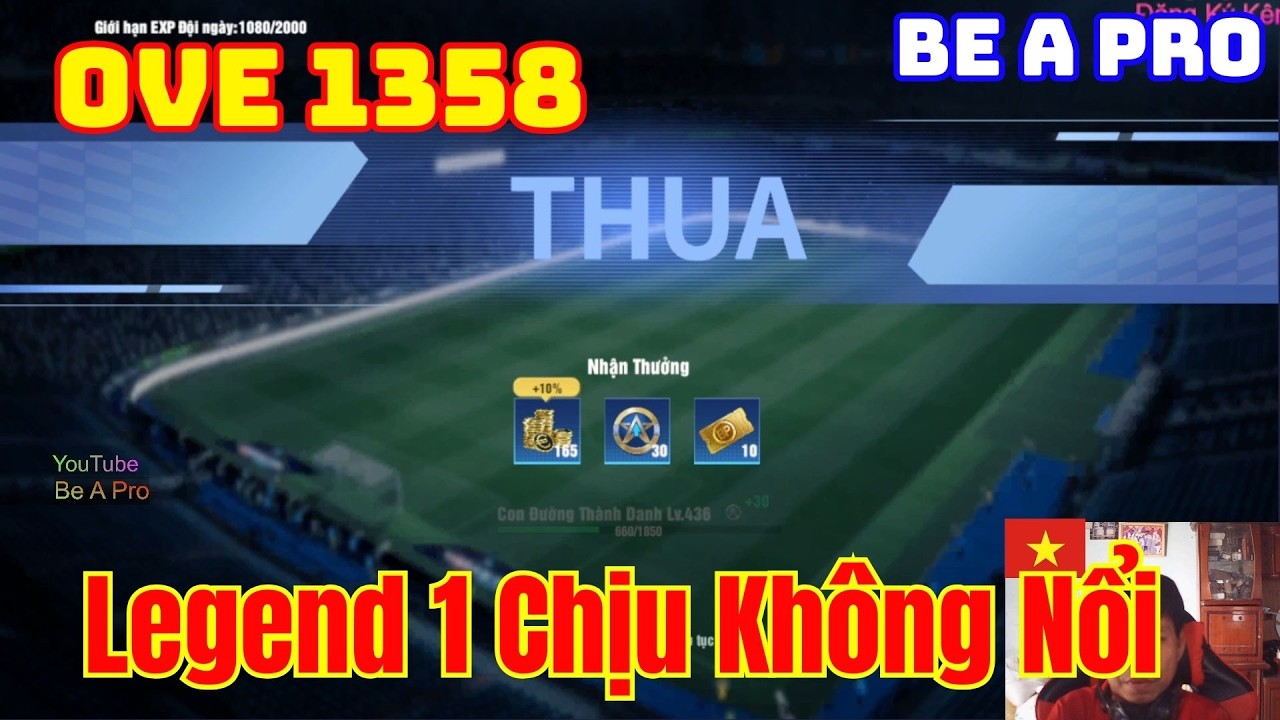 🔥 1358 OVR Leo Rank Legend 1 Cực Căng – Gặp Cao Thủ Chịu Không Nổi | Be A Pro Football
