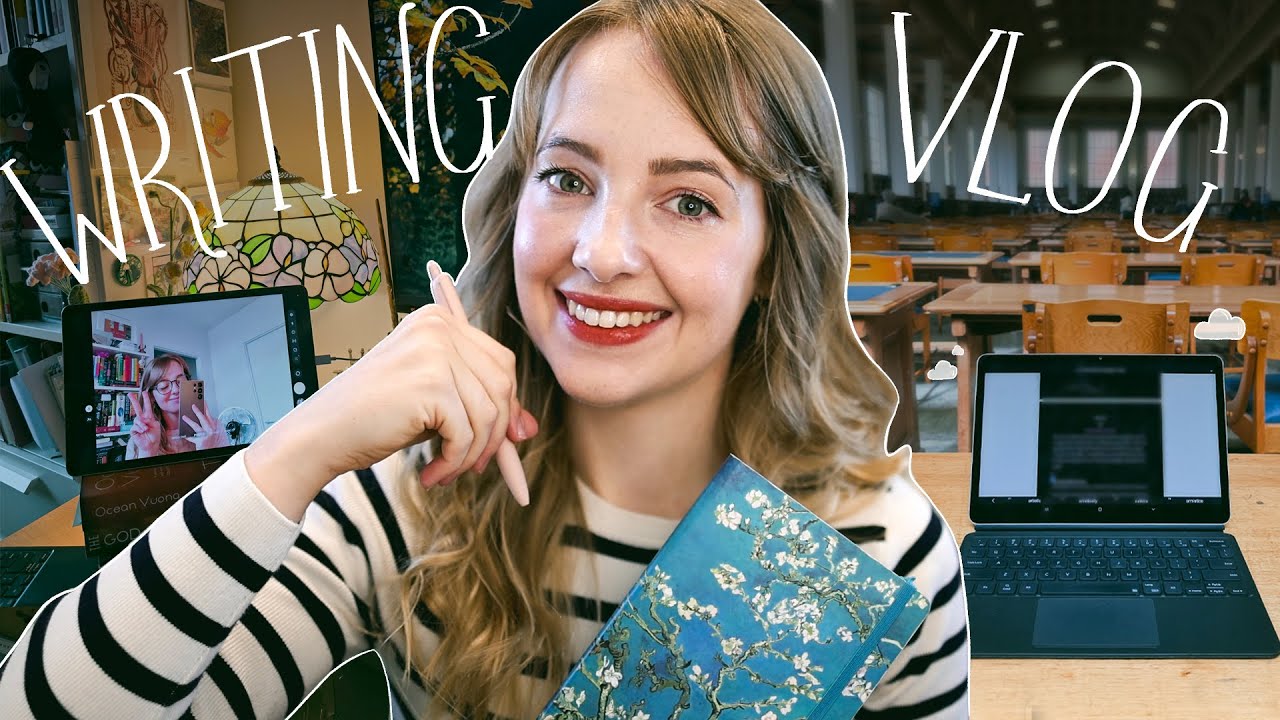 writing 15,000 words in a week! ☕☁️ daily life of a debut author