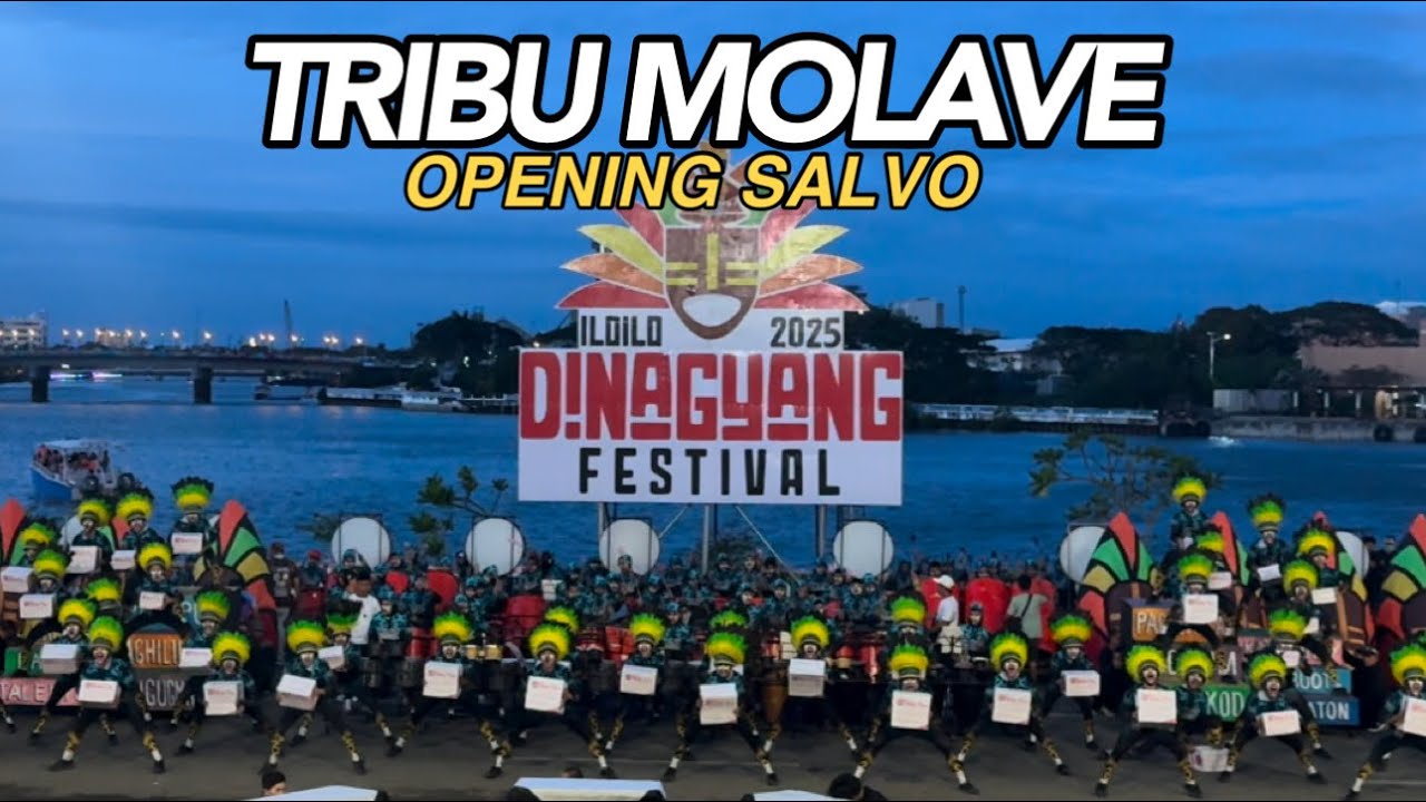 TRIBU MOLAVE OPENING SALVO DINAGYANG 2025 #dinagyang2025