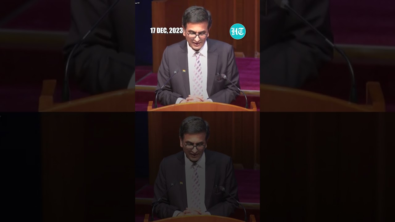 CJI Chandrachud Gives &lsquo;Poetic&rsquo; Farewell To Justice SK Kaul | Watch