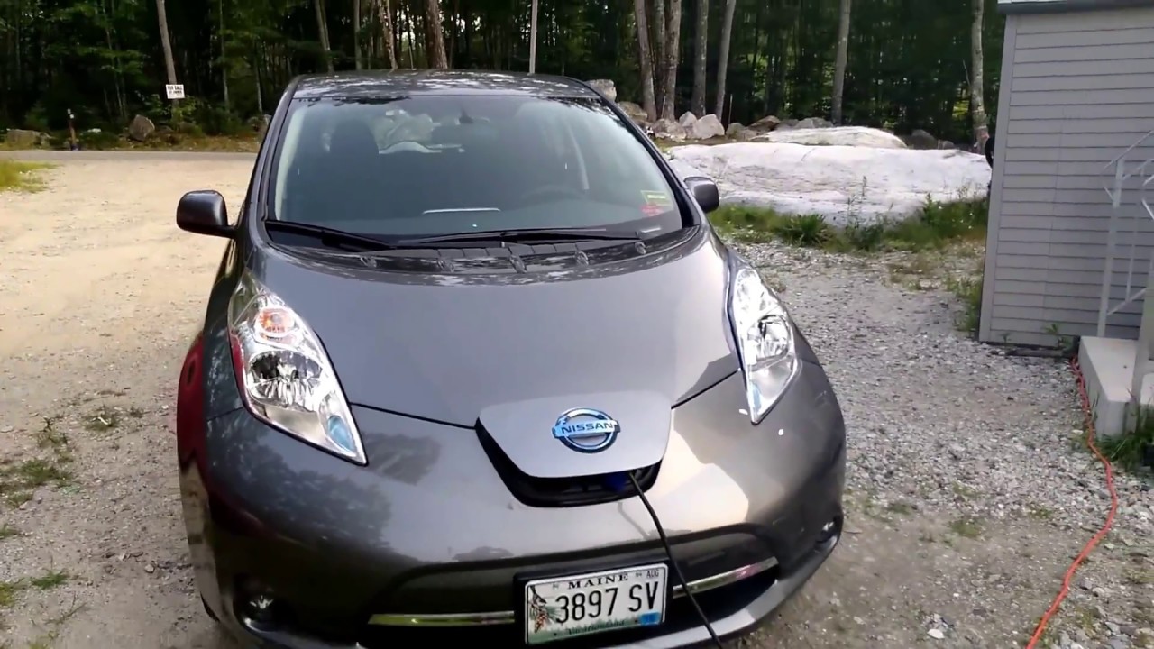 Nissan leaf 30 kwh 2017  Trickle Charging at Home