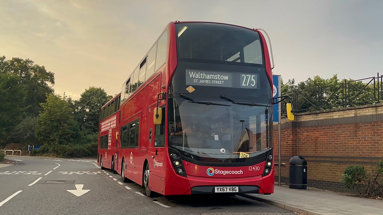FRV + Diversion. Stagecoach London Route 275. Barkingside, Tesco - St James Street. 12430 (YX67 VBG)