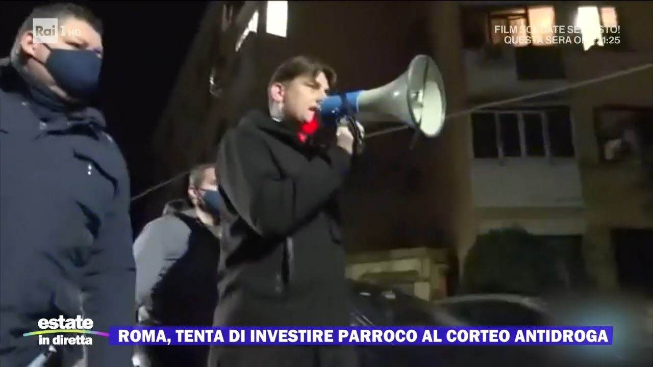 Roma, tenta di investire parroco al corteo antidroga - Estate in diretta - 30/08/2023
