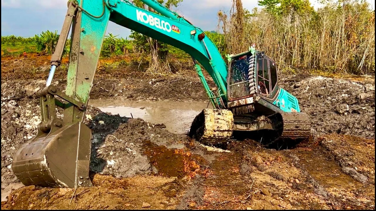 Another difficult task, my Excavator #kobelcosk200