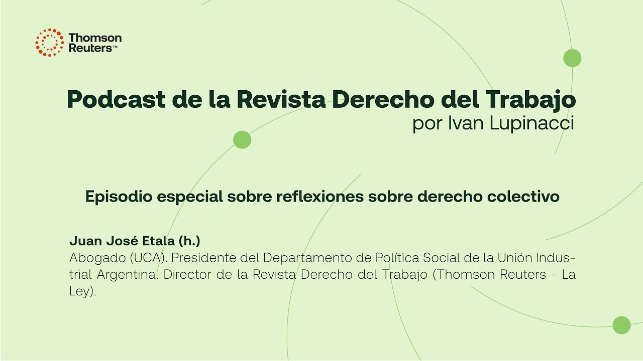 Reflexiones sobre derecho colectivo