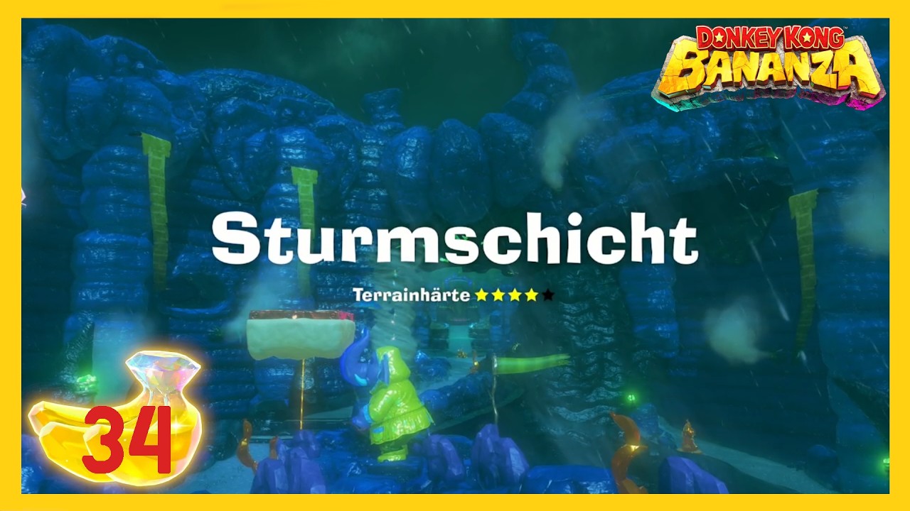 Let's Play Donkey Kong Bananza Part 34 Die Sturmschicht