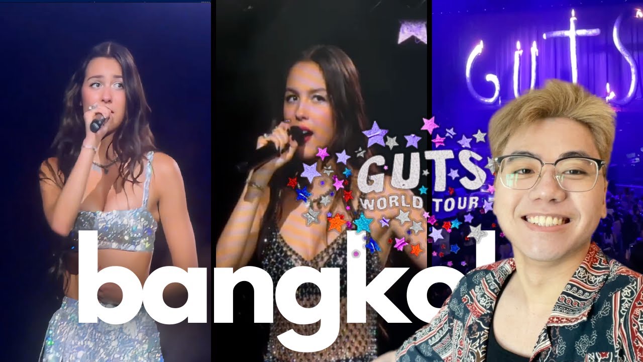 (eng sub) Olivia Rodrigo đỉnh nhất thế giới | GUTS world tour Bangkok vlog | concert vlog