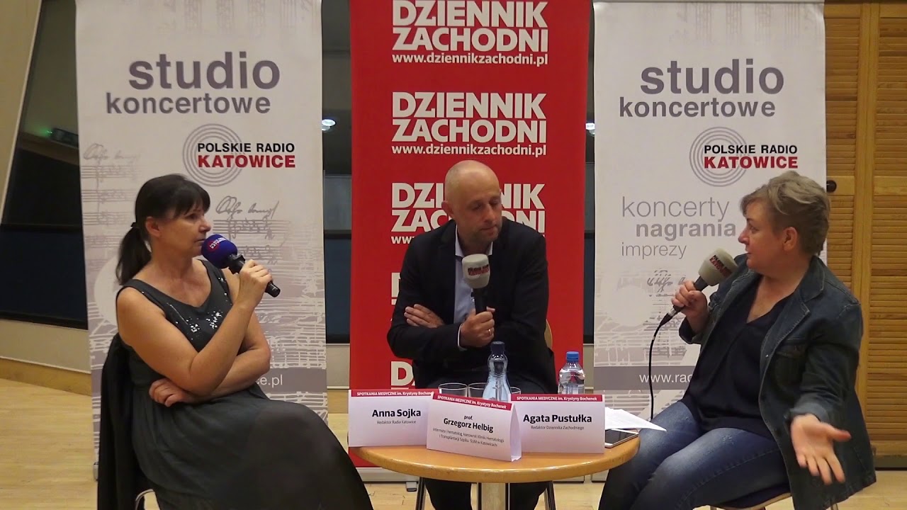 Choroby krwi. Prof. Grzegorz Helbig. Spotkania medyczne im. K. Bochenek. Radio Katowice, 19.06.2018.