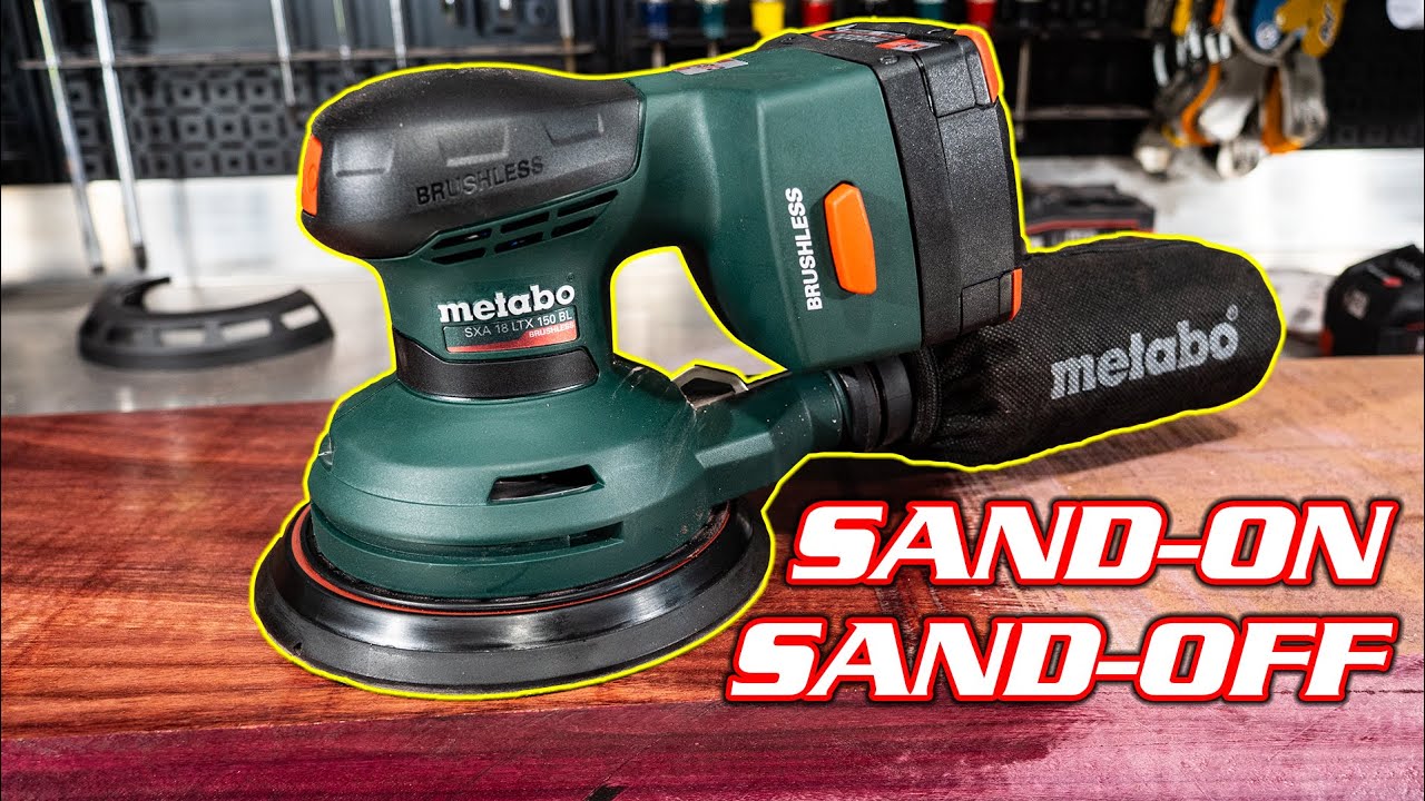 This Might Change Things! Metabo 18V Brushless 6-inch Random Orbital Sander Review