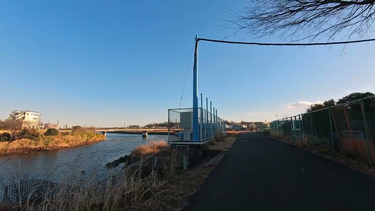 [4K][BGM]Yokohama, Yagami-gawa Daywalk | 横浜 矢上川 | January 25, 2026