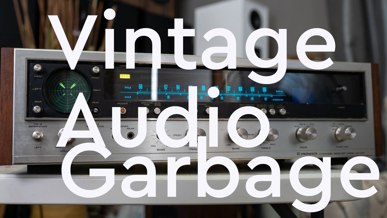 Vintage Audio Garbage is Awesome - Pioneer QX747