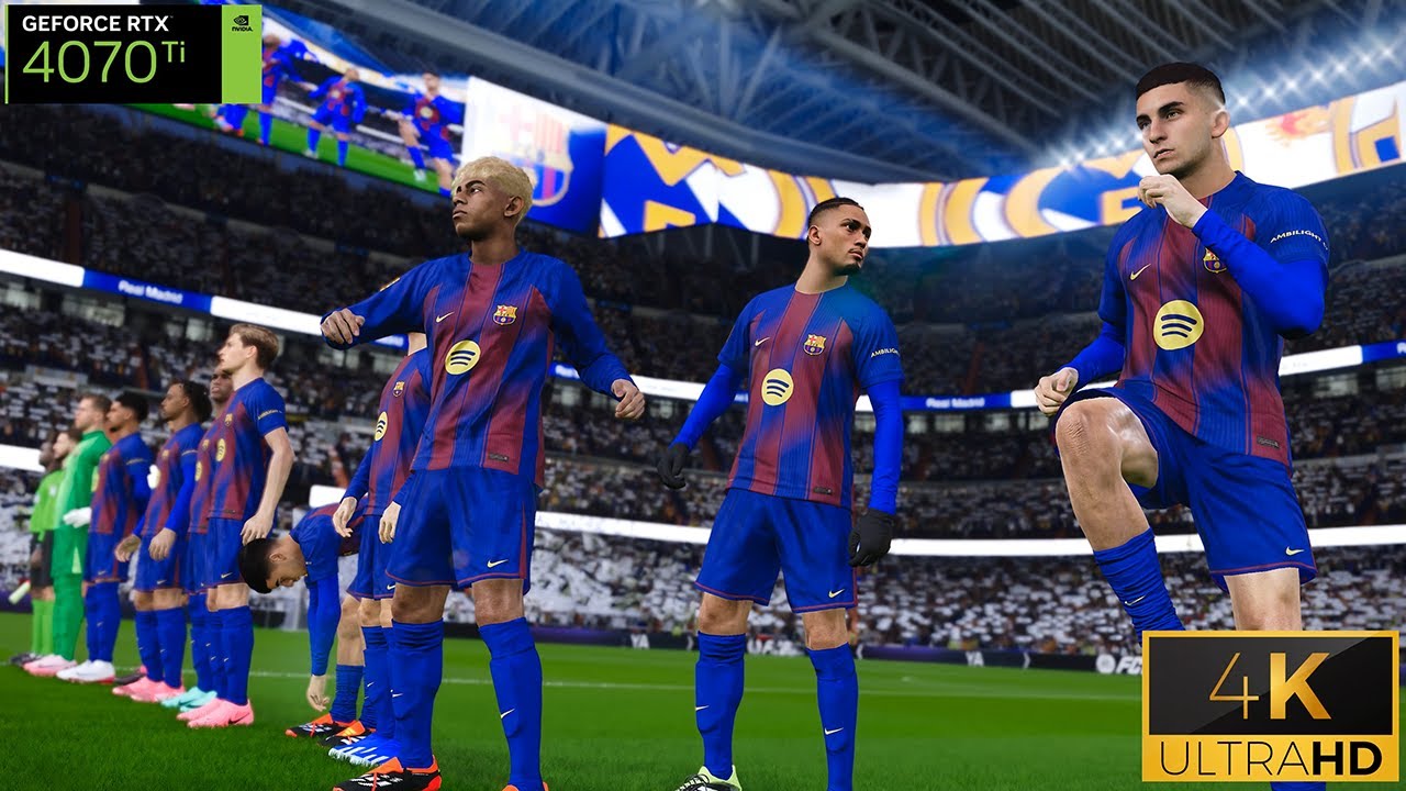 Football Life 26 Real Madrid vs FC Barcelona | Bernabéu | RTX 4070 Ti + Ryzen 9 5900X 4K Ultra