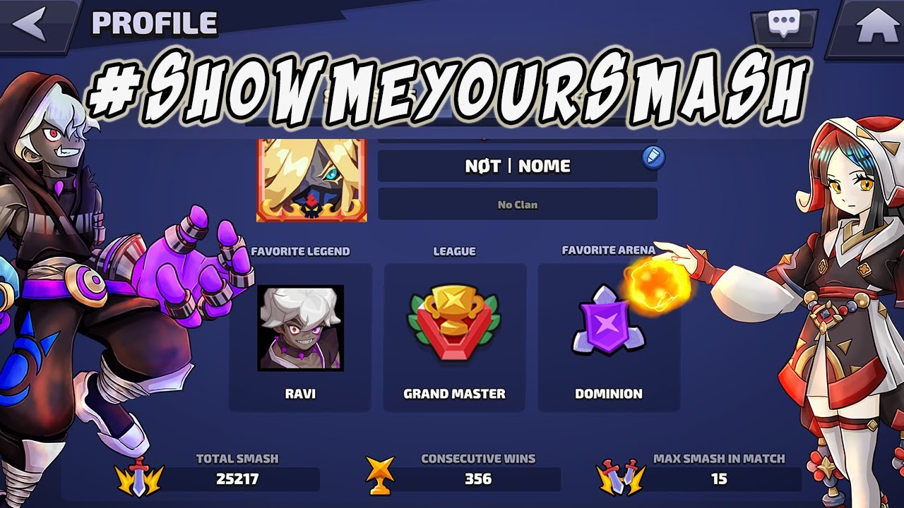 #showmeyoursmash - N&Oslash;T丨NOME (highlights compilation) - SMASH LEGENDS