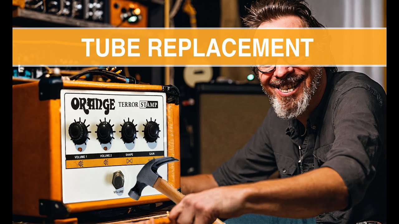 Orange Terror STAMP Secrets: Small revue | Tube replace | Hidden tube gain potentiometer