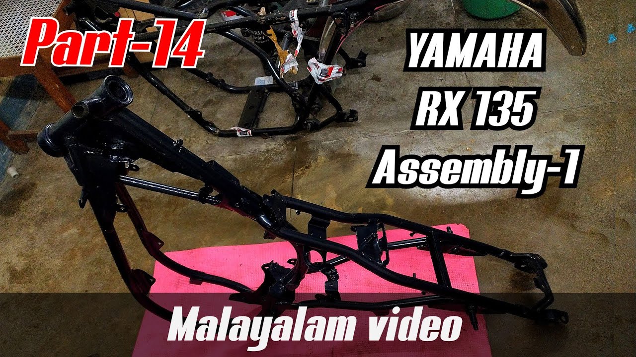 Yamaha Rx 135 Restoration❗️PART-14❗️Assembly Starts❗️Streering cone set fitment & handle lock fit.