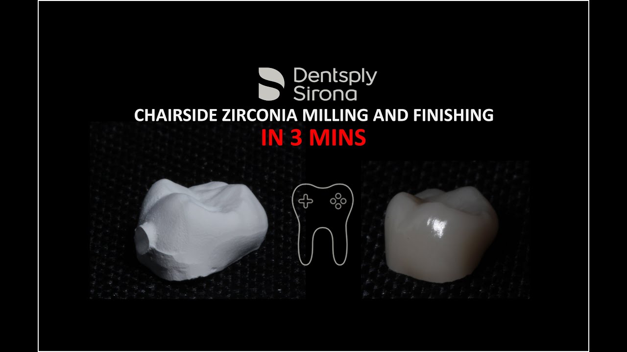 Dentsply Sirona Chairside Zirconia Milling & Finishing in 3 Minutes – Step-by-Step Guide
