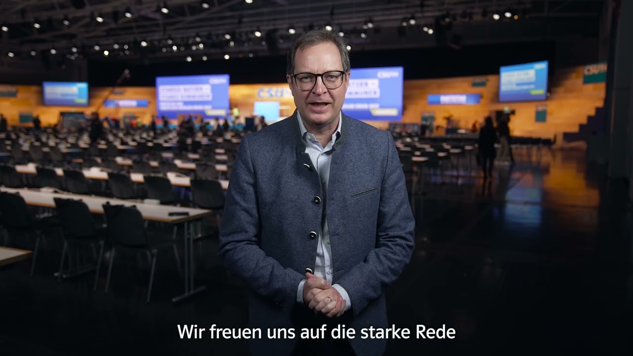 Warm-up zum CSU-Parteitag 2025