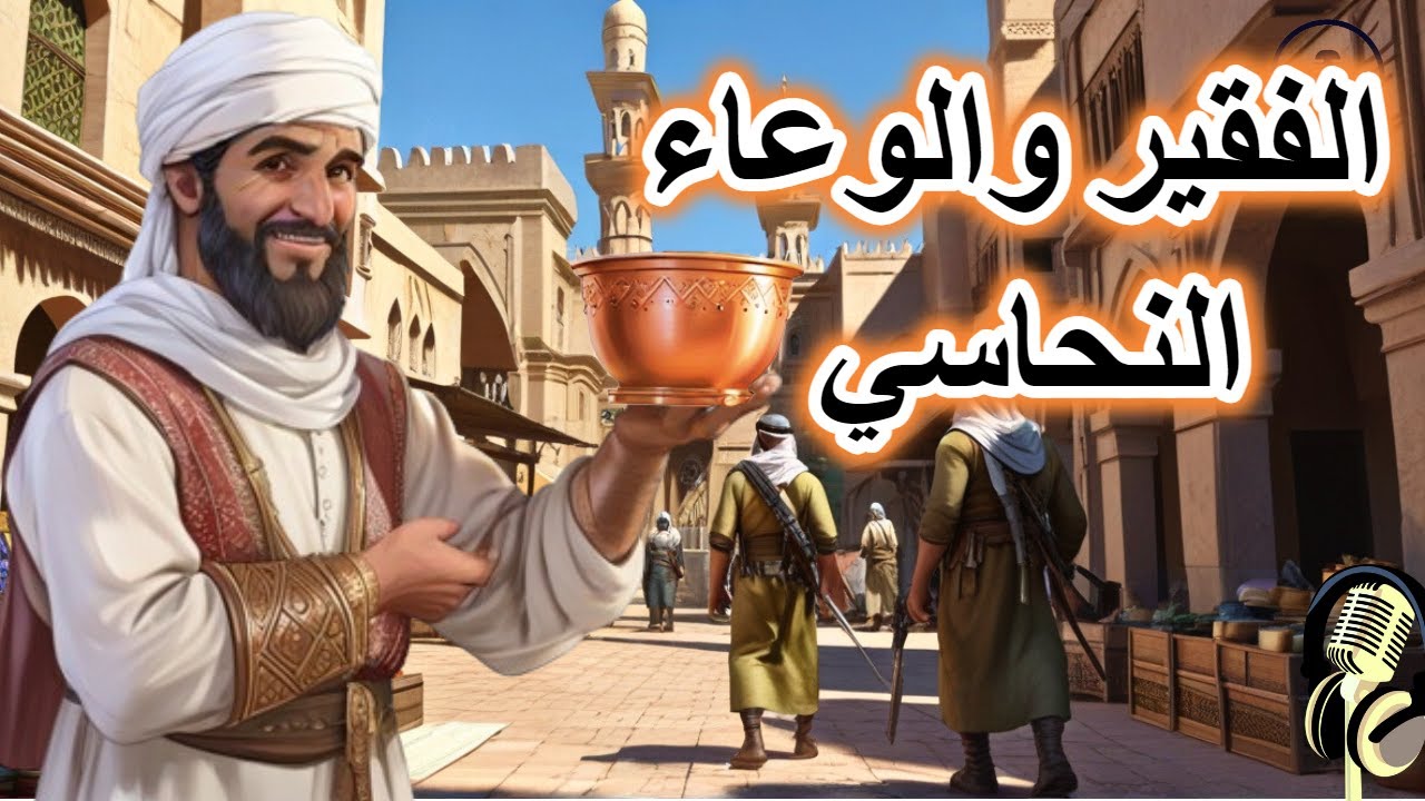 قصة الفقير والوعاء النحاسي، من القصص الخيالية المشوقة قبل النوم، ضع السماعات واستمع، سوق الحكايات