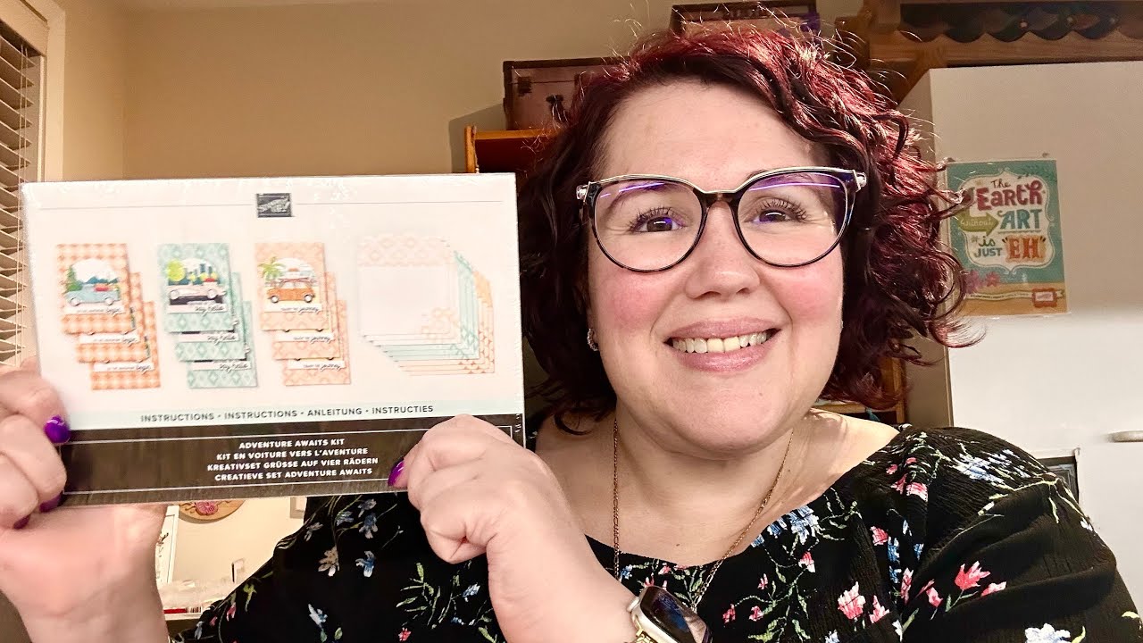 Stampin’ Up! Adventure Awaits Kit Unboxing & First Play #stampinup #cardmaking