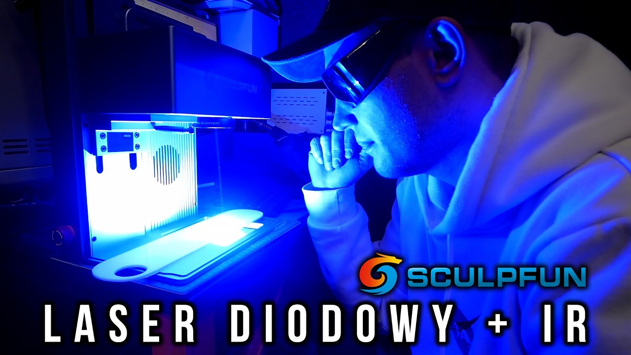 LASER IR Graweruje stal, plastik i drewno SCULPFUN G9 &ndash; realne możliwości lasera - Fox Corner