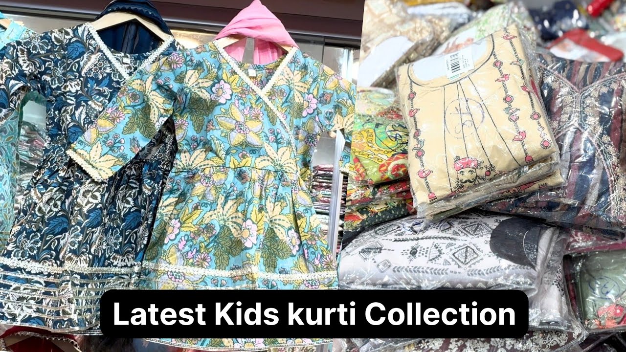 REAL COTTON KURTI SET FOR KIDS WHOLESALER IN JAIPUR MARKET