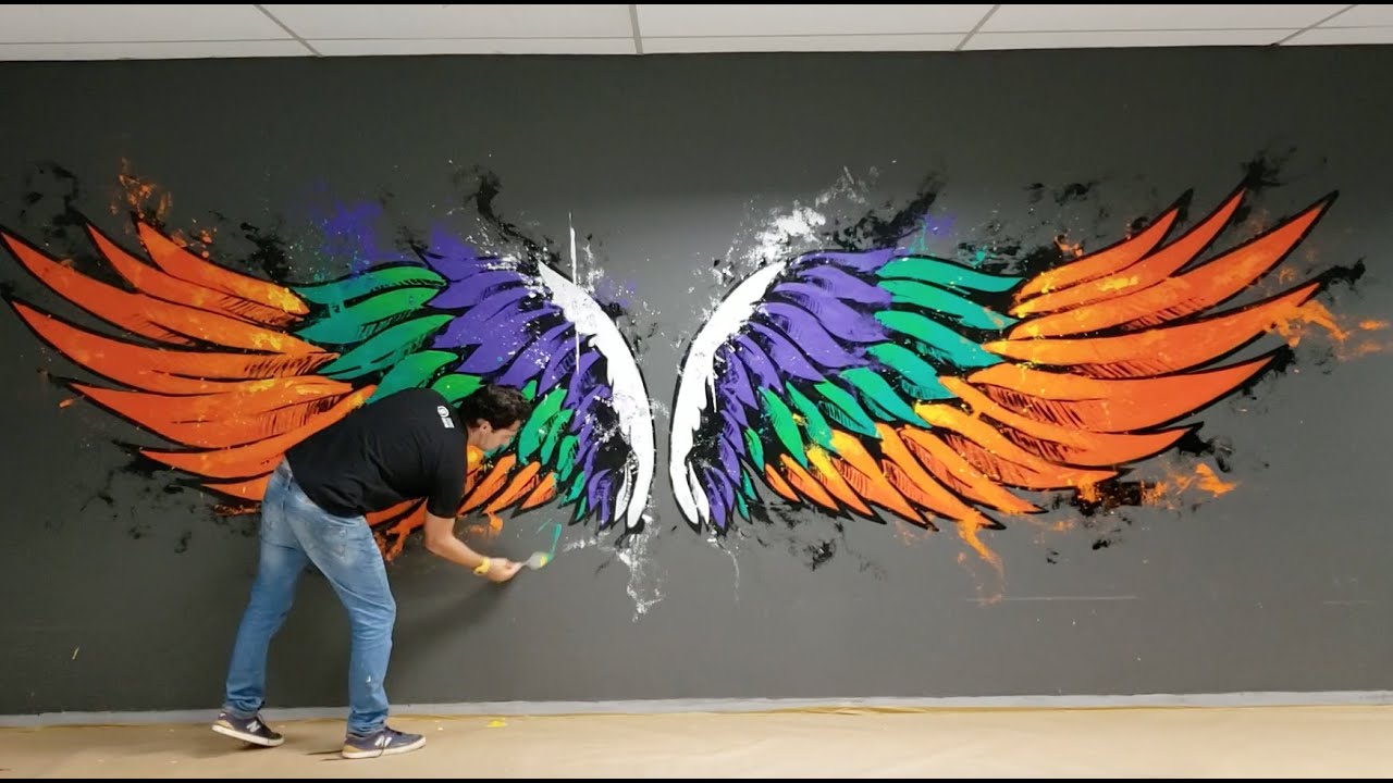 Painting on Wall // Pintura em Parede //Timelapse