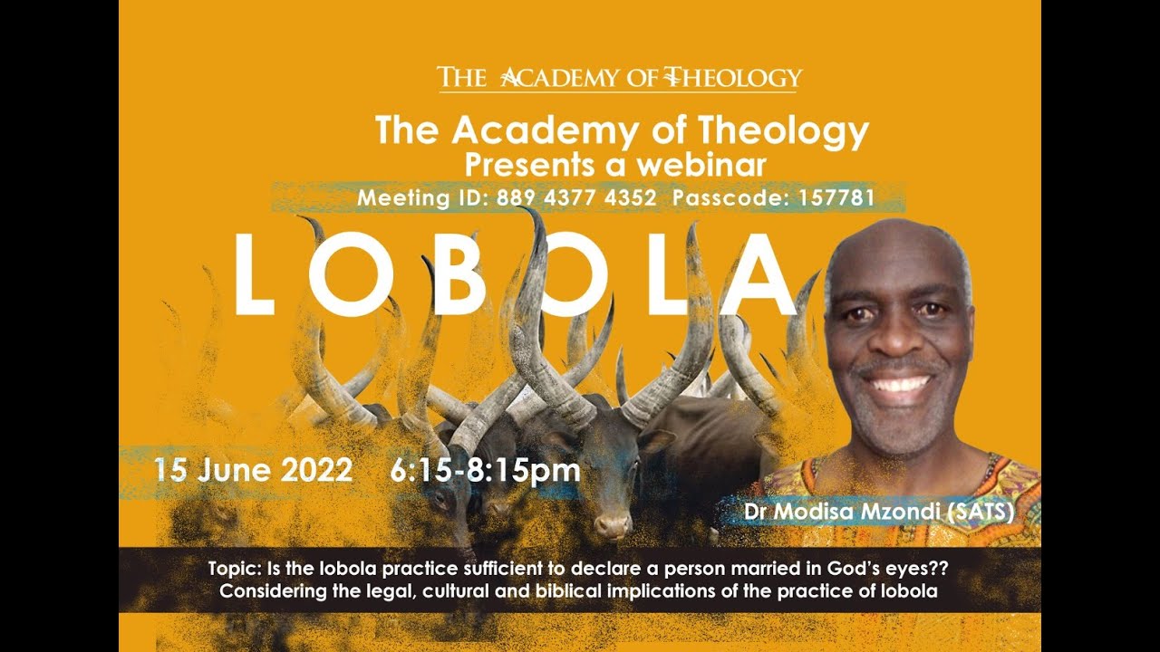 Does the Lobola Celebration mean that a Person is Married according to the Bible? || Dr. Mzondi