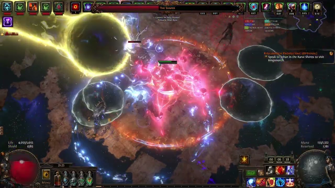 (3.26) Lightning Conduit Elementalist VS Uber Shaper (Last Phase Only)
