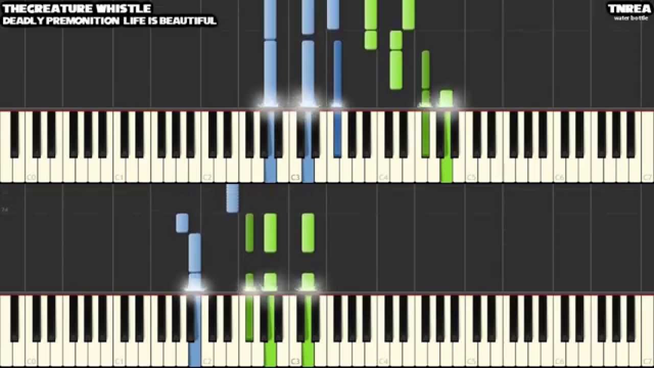 (Creature Whistle) Deadly Premonition - Life is Beautiful - Awesome for Piano