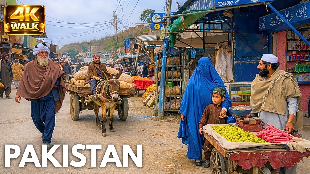 Unseen Walk 4K: Exploring Daily Life in Hangu, Khyber Pakhtunkhwa With Captions