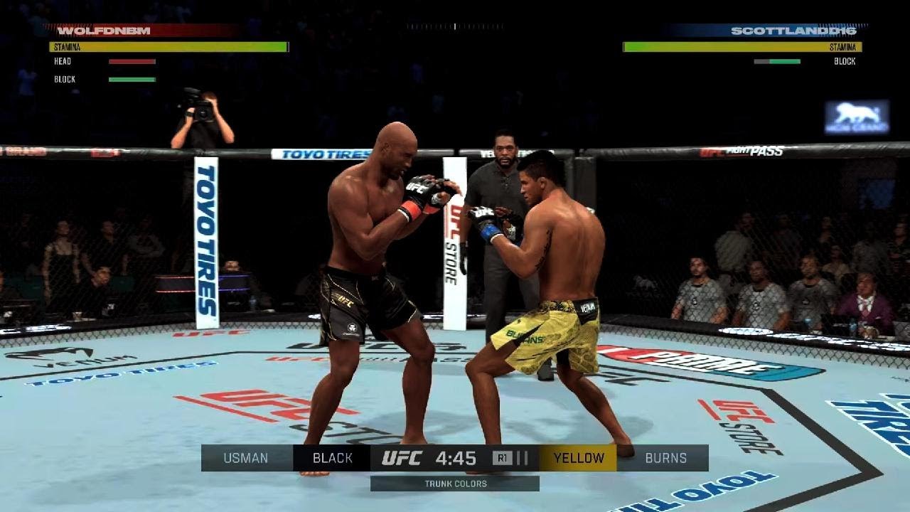 EA SPORTS UFC 5 Burns combo KO