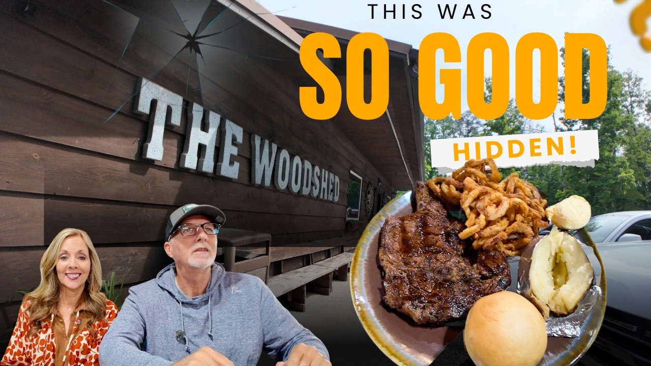 We Drove Up a Mountain for THIS Steak! | Woodshed Restaurant TN 🥩🏔️