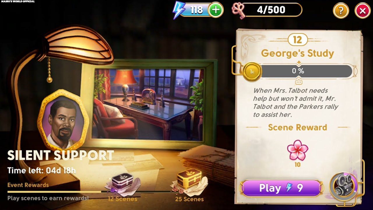 June's Journey Secrets 34 Scene 12 George's Study Word Mode 4K ULTRA HD