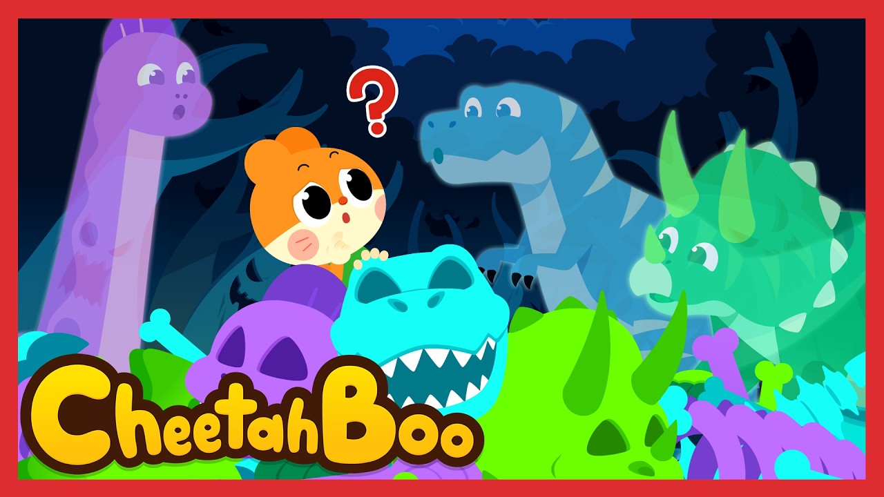 Can You Put Us Back Together? 🦴 | Dinosaurs for kids | Nursery rhymes & Kids Song | #Cheetahboo