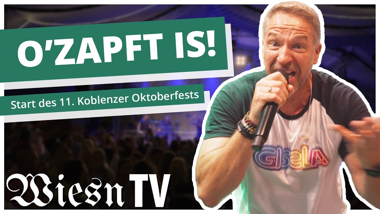 O’zapft is! Beim 11. Koblenzer Oktoberfest | WiesnTV