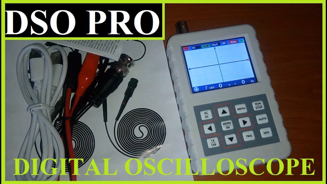 DIGITAL OSCILLOSCOPE DSO PRO * OSCILOSCOP osciloscopio आस्टसीलस्कप осциллограф Oszilloskop UNBOXING