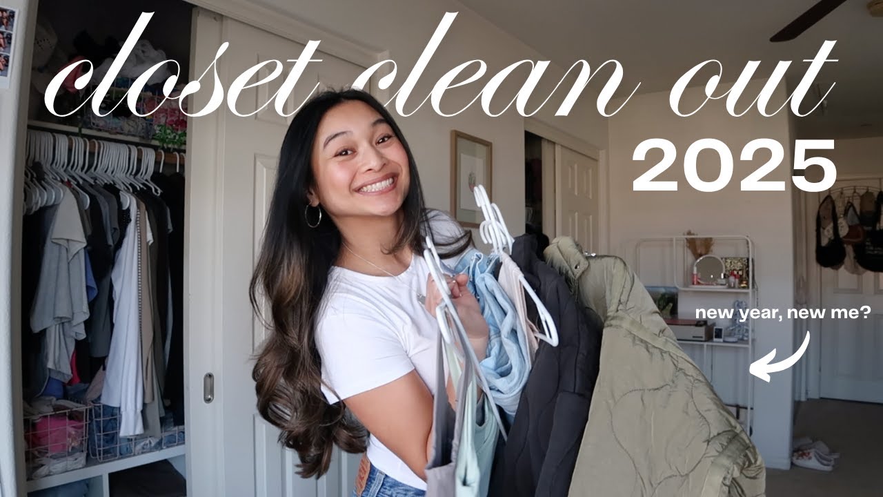 CLOSET CLEAN OUT 2025 *chatty vlog*