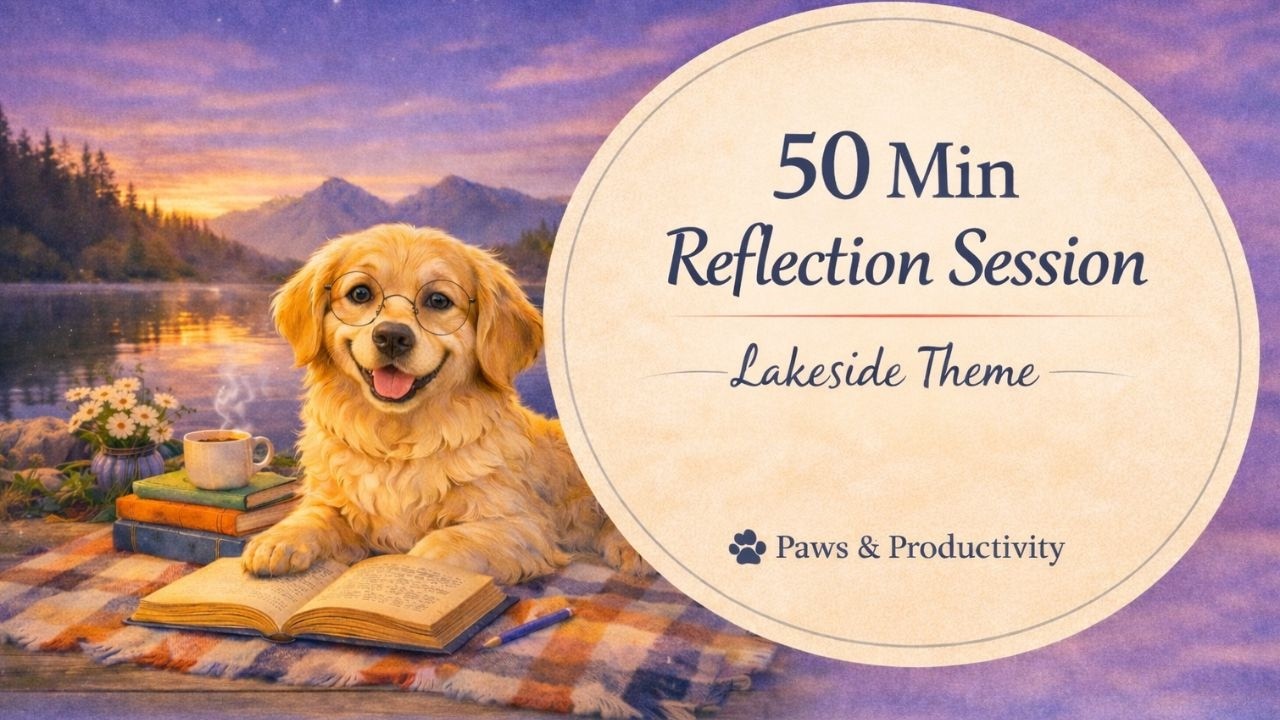 𝑾𝒆𝒆𝒌𝒆𝒏𝒅 𝑹𝒆𝒔𝒆𝒕 𝒃𝒚 𝒕𝒉𝒆 𝑳𝒂𝒌𝒆 🌅🐾 | 𝑺𝒕𝒖𝒅𝒚, 𝑹𝒆𝒇𝒍𝒆𝒄𝒕 & 𝑷𝒍𝒂𝒏 𝒘𝒊𝒕𝒉 𝑴𝒖𝒓𝒑𝒉𝒚 | 𝑪𝒂𝒍𝒎 𝑭𝒐𝒄𝒖𝒔