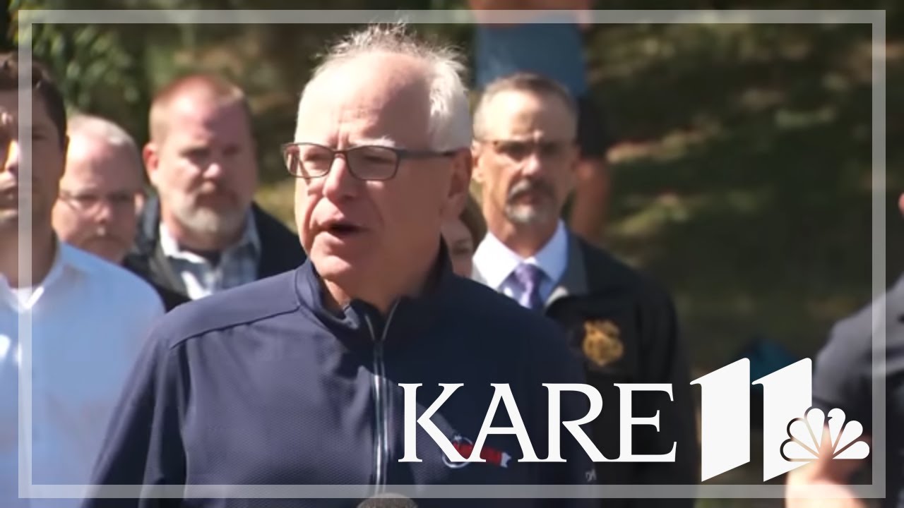 Minneapolis church school shooting: Governor Tim Walz remarks on Annunciation Catholic School shooti