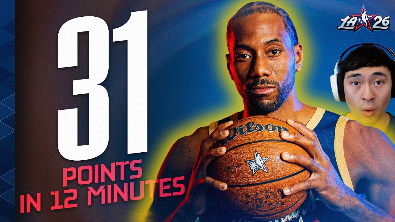 31 Points in 12 Minutes… Kawhi Went Nuclear at the All-Star Game 🔥