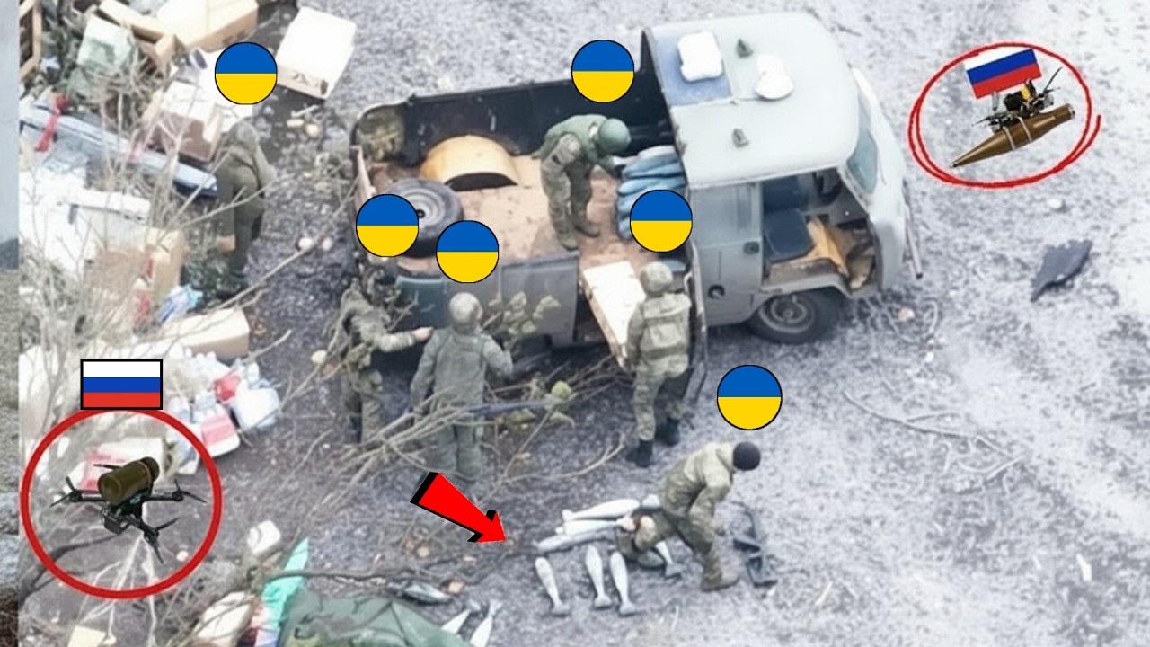 Неожиданный момент: российские FPV-дроны вступают в бой с украинскими войсками.
