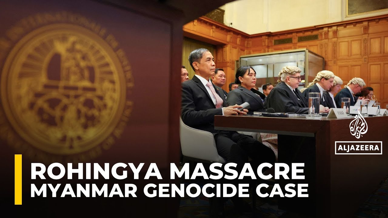 ICJ hears genocide case against Myanmar over Rohingya killings