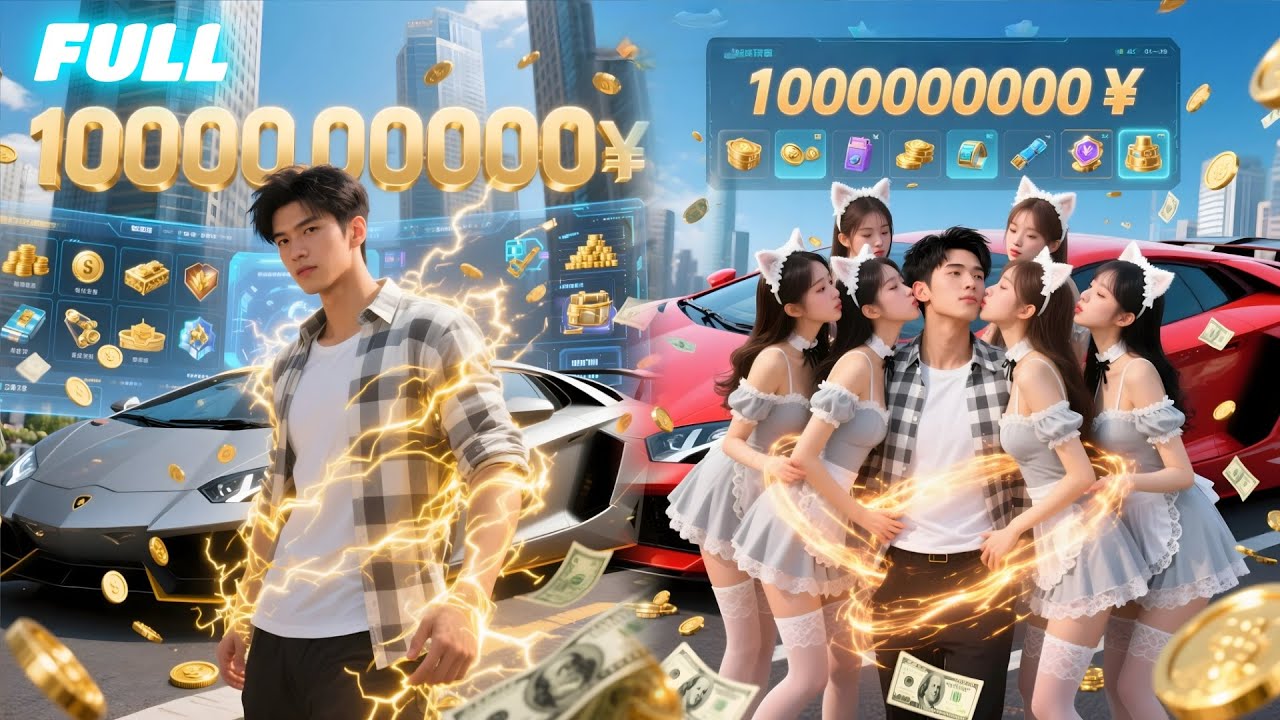 Down/out poor guy—gets"Strongest Divine X-ray Eye"—builds biz empire w/ pwr—surrounded by beauties.