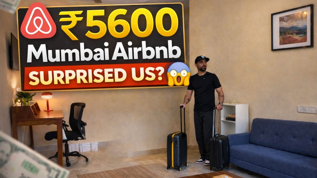 Inside ₹5600 Per Night Airbnb in Mumbai| Good or Bad? Affordable Airbnb | Honest Airbnb Reviews |