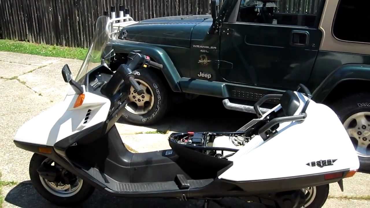 I got me a honda helix.
